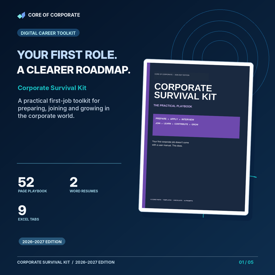 Corporate Survival Kit — premium storefront cover with verified playbook preview